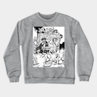 The Elf Mound - Arthur Rackham Crewneck Sweatshirt